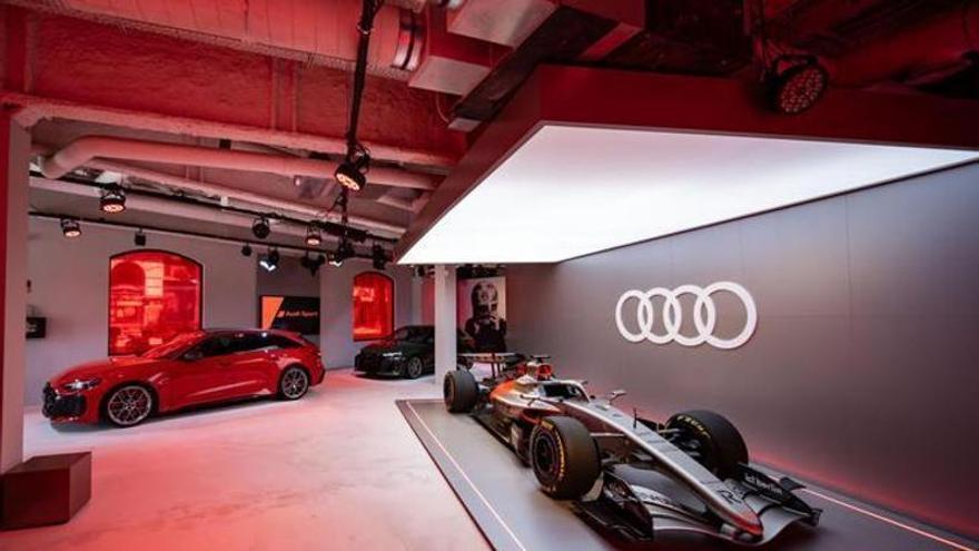 Audi exhibe por primera vez en España su monoplaza de Fórmul