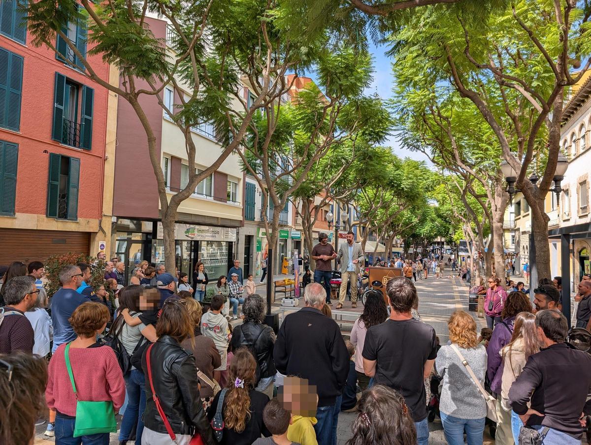 Un espectacle de la primera edició del festival Ganxó Màgic de Sant Feliu de Guíxols.