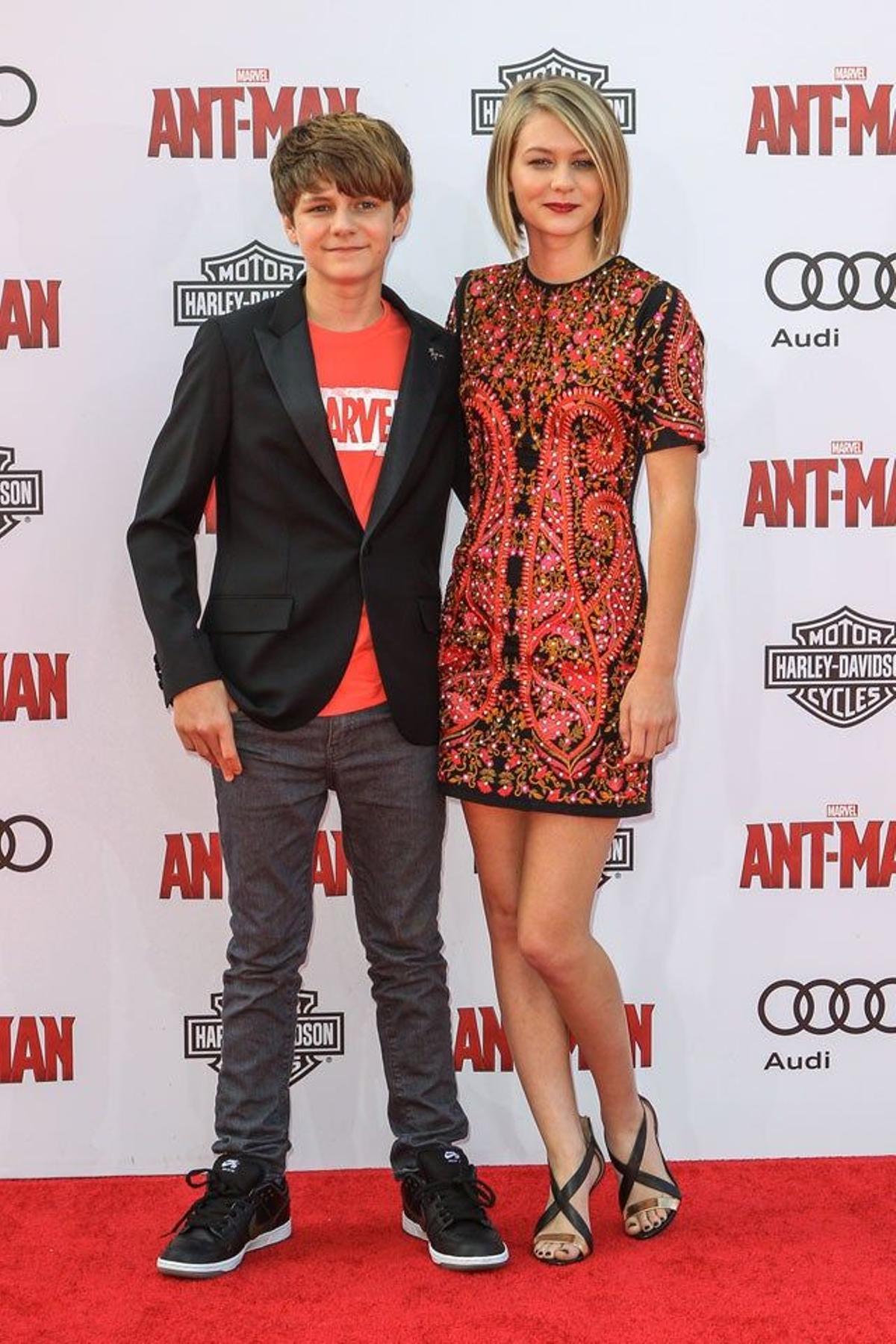 Ty y Ryan Simpkins en la première de 'Ant-Man' en Los Ángeles