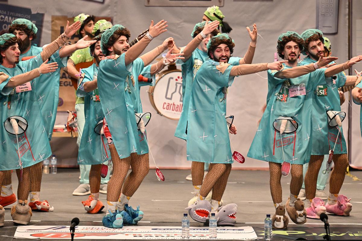 Los Lingartos en una de sus actuaciones hace dos años.