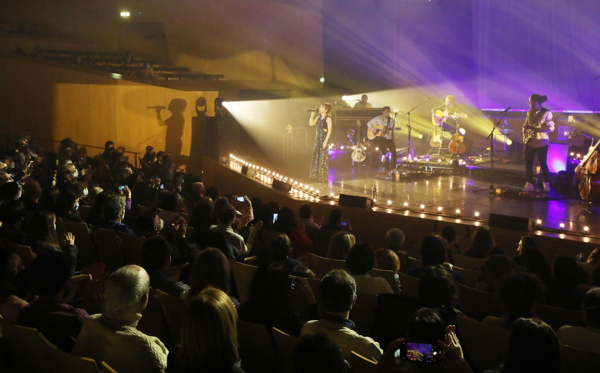 Concierto de Zaz en la sala Mozart del Auditorio de Zaragoza