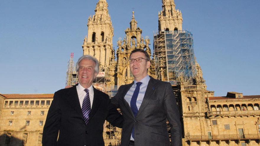 Tabaré Vázquez &quot;abre las puertas&quot; de Uruguay a las empresas gallegas