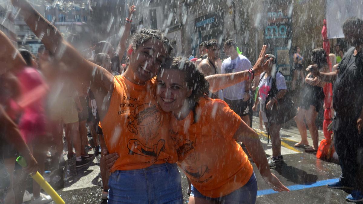 La última Festa da Auga en Vilagarcía, en el año 2019.