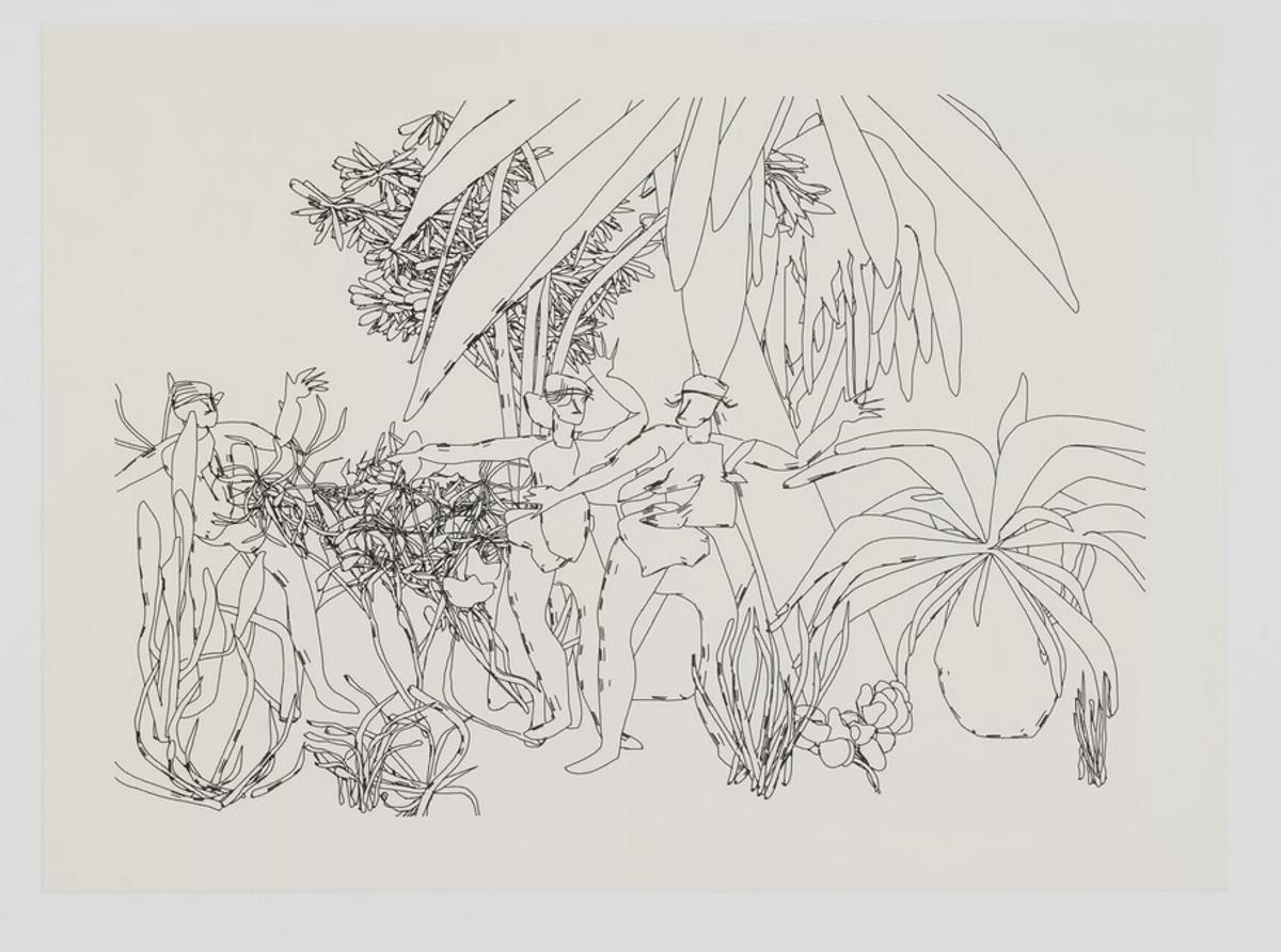 Obra de Harold Cohen para la subasta de Christie´s.