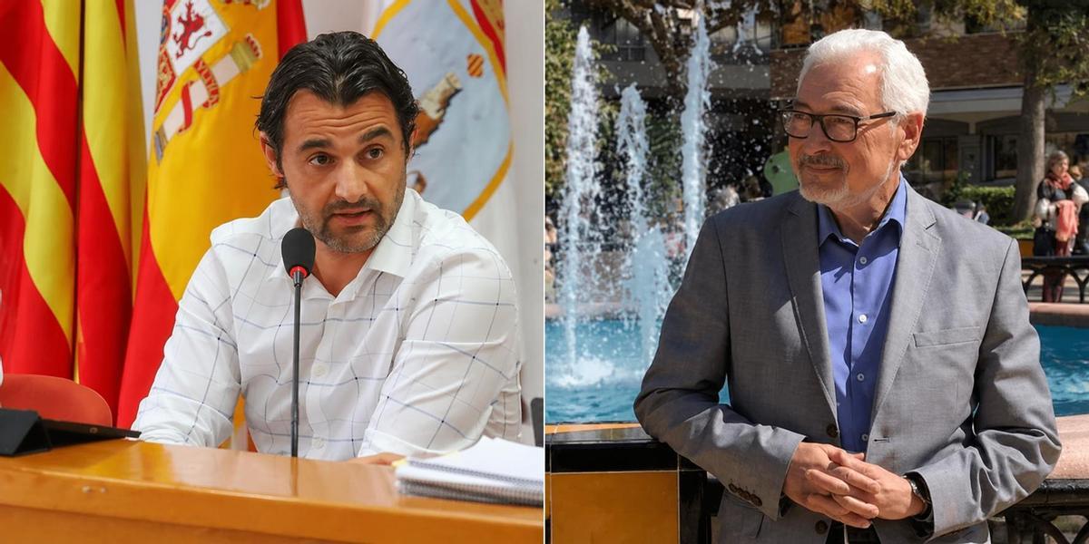 El alcalde Eduardo Dolón y el exregidor José Manuel Dolón