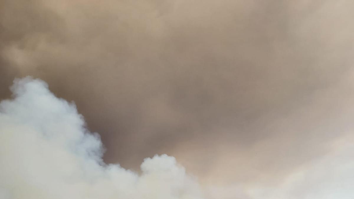 Imágenes del incendio en Las Hurdes