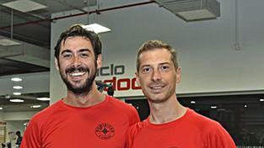 Pablo Togores y Carlos Loureiro, a principio de temporada.