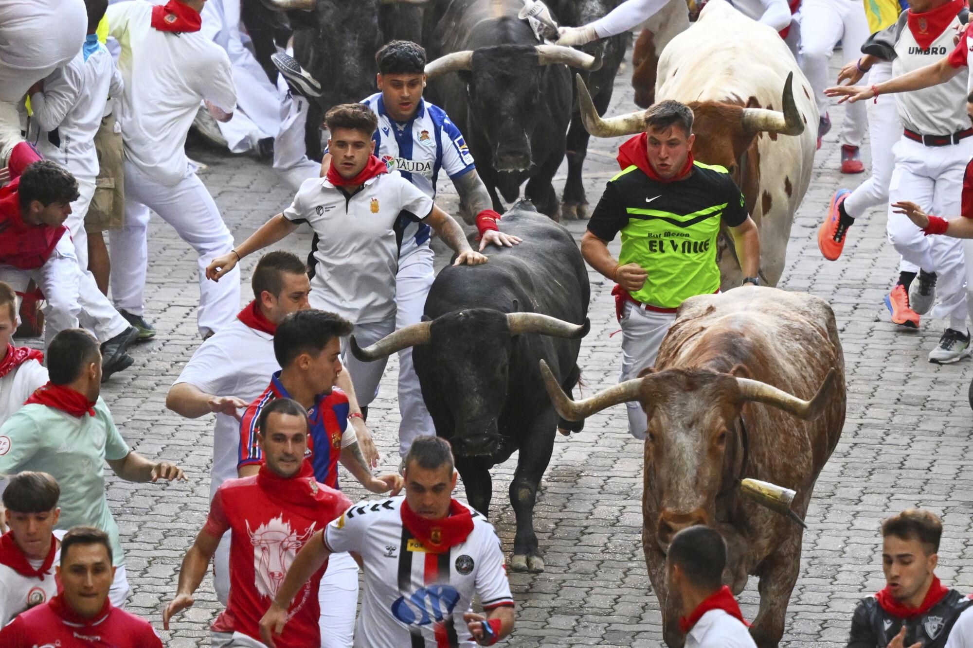 El octavo encierro de los Sanfermines 2025.