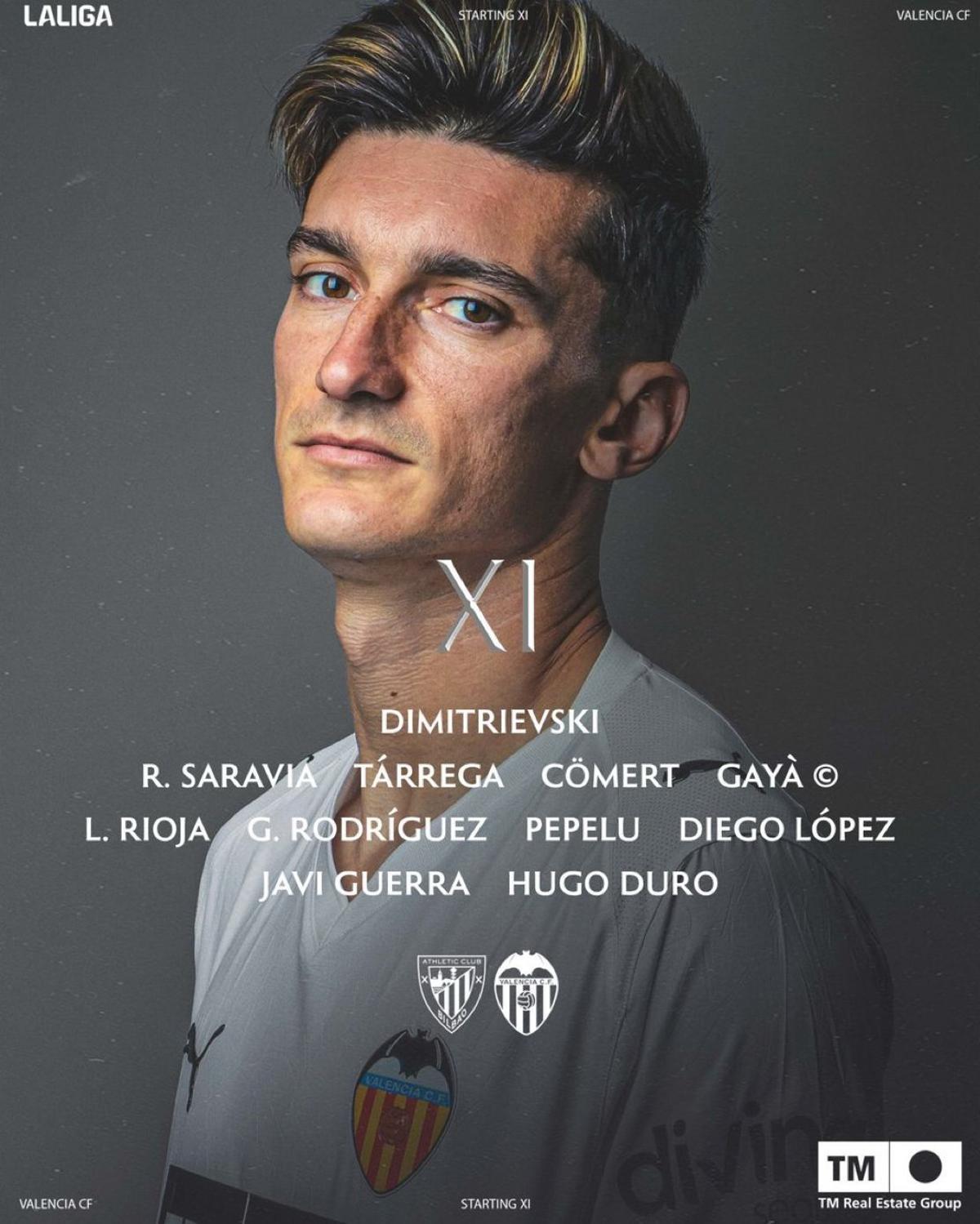 Jugadores del Valencia durante la preparación del encuentro
