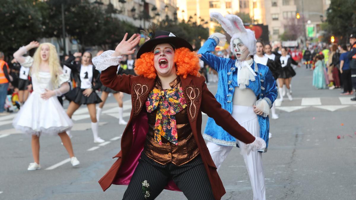 Foto de archivo de un desfile de Carnaval en Vigo.