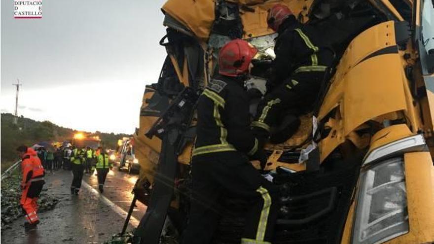 Fallece el herido grave del accidente ocurrido en la AP-7 en Benicàssim