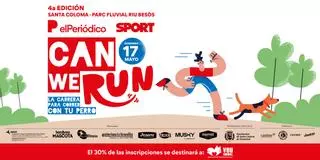 Vuelve la Can We Run 2026: corre con tu perro en Santa Coloma y apúntate a la carrera más divertida del año