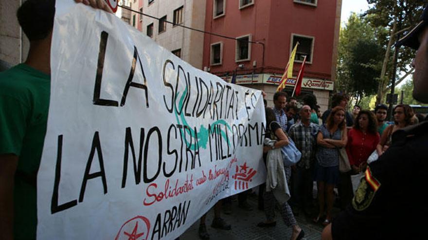 El fiscal rebaja la petición de condena a los detenidos en la protesta contra Bauzá en Bunyola