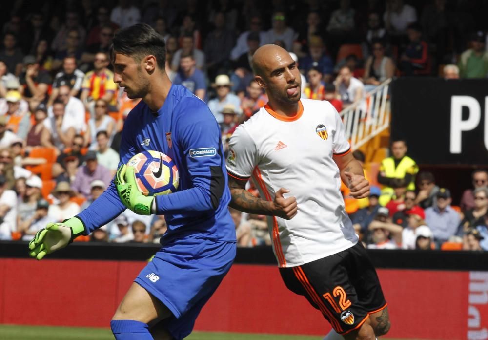 Valencia - Sevilla, en imágenes