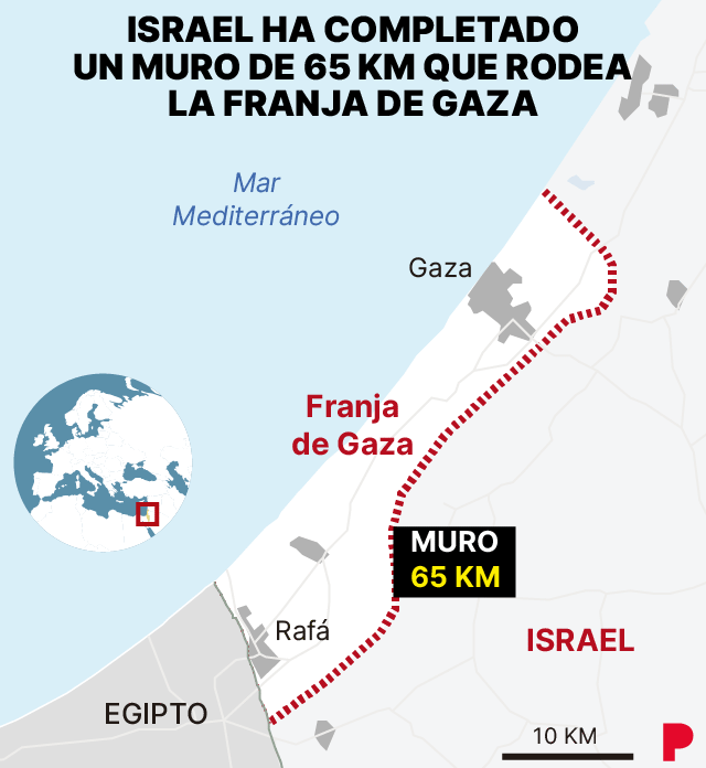 ısraeliNewNazism - Israel, estado de guerra tras el ataque de Hamas desde Gaza 5 - Página 36 Mapa-muro-gaza