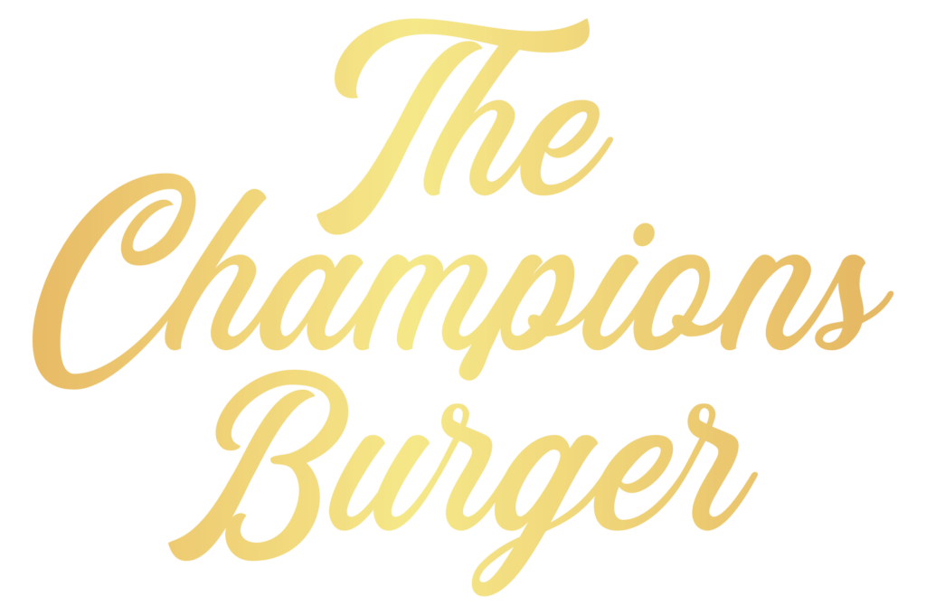 The champions burger logo