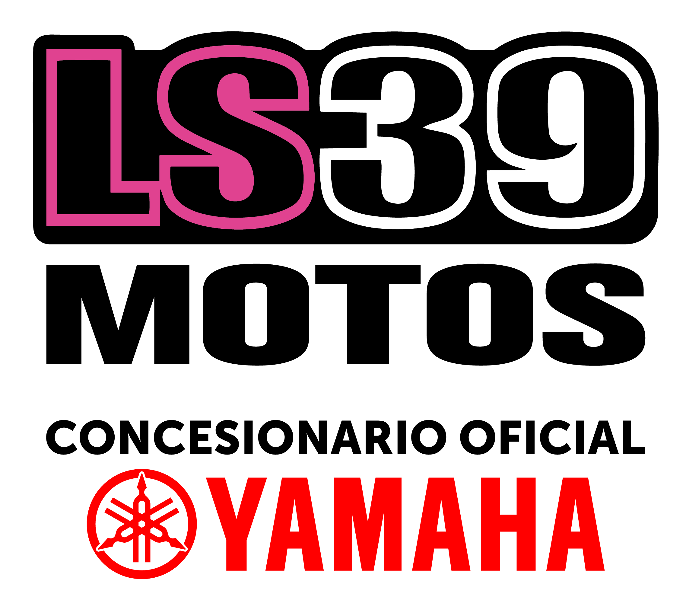 LS39 Motos Logo con Yamaha