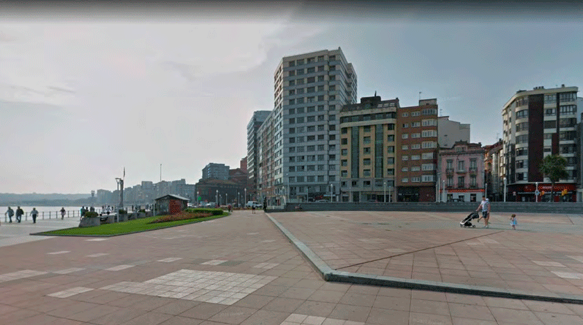 Simulación Muro Gijón